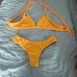 Orange Jolyn Set Large Top and Small Bottoms
